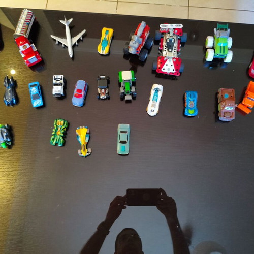 Toy Vehicles Collection used, 28+ pieces including Hot Wheels and Cars