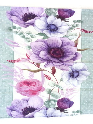 Violeta towel new 100% cotton 50x70 cm