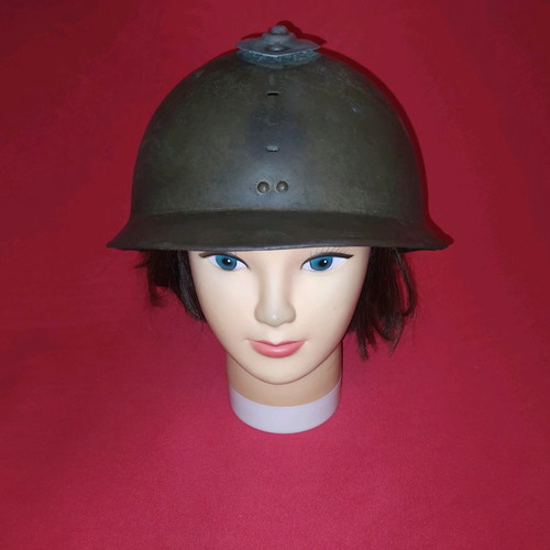 Adrian A PP and Royal Greek Gendarmerie Traffic Helmets used, 2 collectible pieces