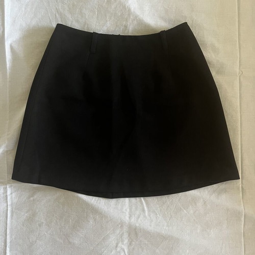 Black short skirt