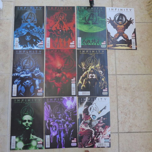 Infinity New Avengers (2013) # 9-10-11-12  & Infinity Avengers (2013) 18-19-20-21-22-23