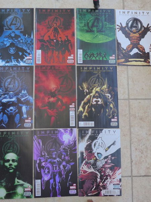 Infinity New Avengers (2013) # 9-10-11-12  & Infinity Avengers (2013) 18-19-20-21-22-23