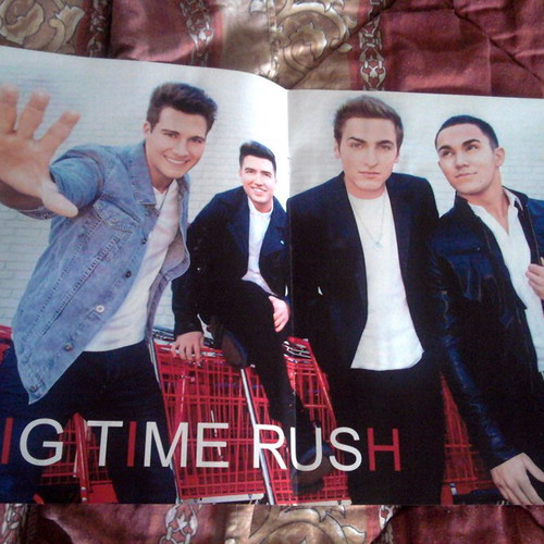 Big Time Rush & Glee poster like new