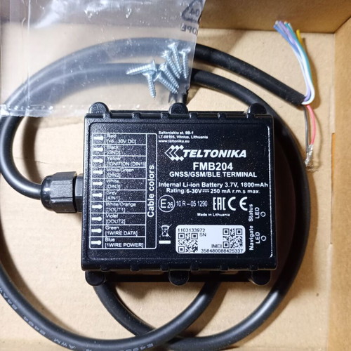 Teltonika FMB204 GPS Tracker καινούργιο, αδιάβροχο IP67 για αυτοκίνητα και φορτηγά