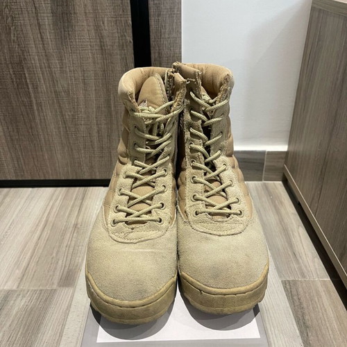 Swat boots like new, gordura leather, zipper, waterproof, size 40, beige