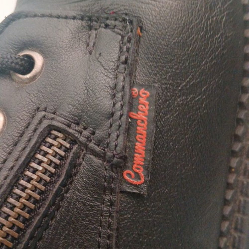 Commanchero women's leather ankle boots used, very soft, black