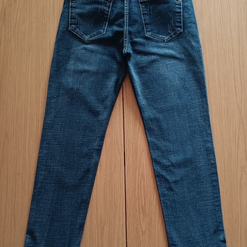 Men's Blue Black Regular Fit Jeans new, thin denim W32 L32