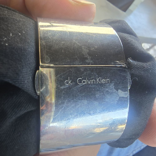 Calvin Klein watch like new, women's black with box and paperwork