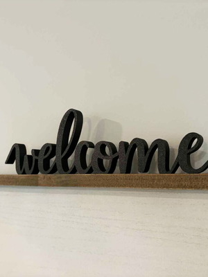 Welcome decorative item new