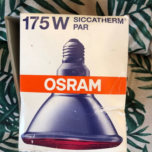 Osram Sicatherm 175W Heat Lamp like new