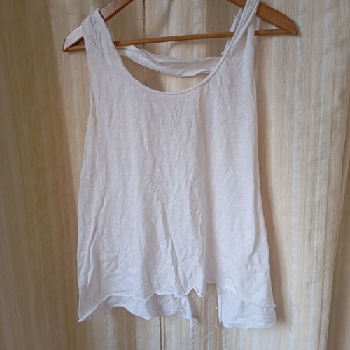 Regalinas white blouse refurbished, airy back opening