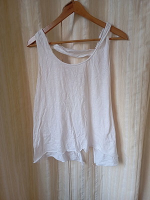 Regalinas white blouse refurbished, airy back opening