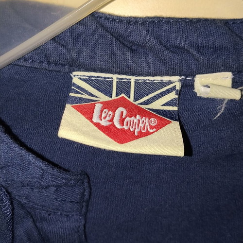 Lee Cooper long sleeve shirt blouse navy blue like new