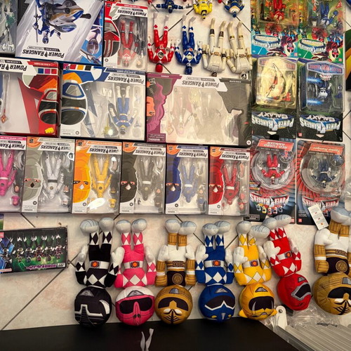 Power Ranger action figures used, lot bundle with all