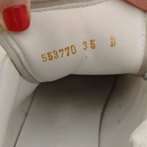 Alexander McQueen oversized sneakers like new, white, size 35