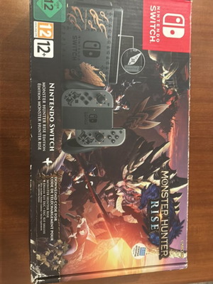 Nintendo Switch Monster Hunter Rise Edition box used packaging only