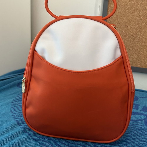 Lancaster small backpack new, waterproof, orange and white
