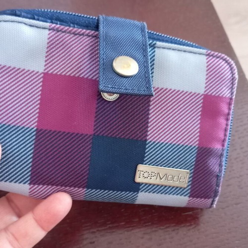 Top Model wallet for girls, very good condition, blue and purple