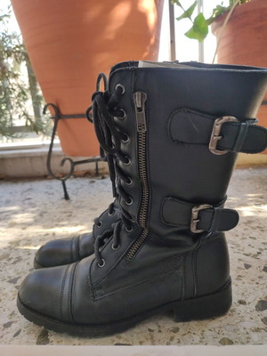 Liana Camba boots used, leather, size 36, black