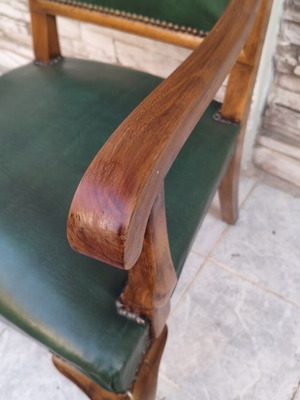 Office chair solid walnut wood, excellent condition