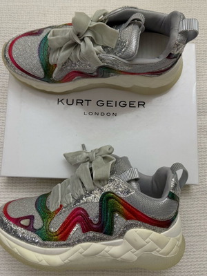 KURT GEIGER LONDON αθλητικά Νο39 καινούργια, άσπρα πολύχρωμα