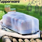 Tupperware Large Rectangular Delicié Cake Server new
