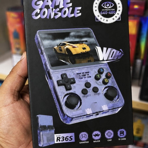 R36S Retro Handheld Game Console 64GB with ArkOS and 15,000+ Games