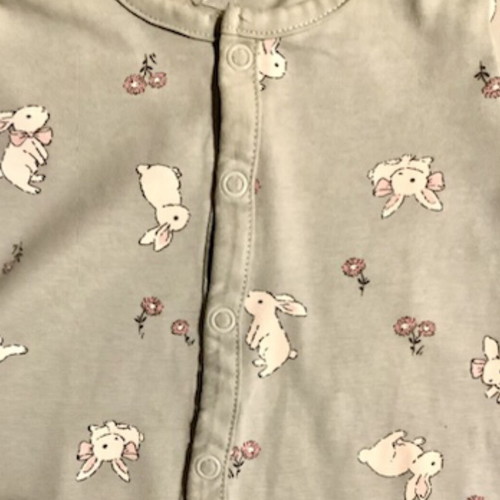 H&M baby sleepsuit like new, cotton, 3-6 months, mint color