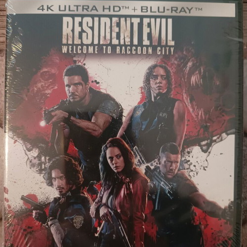 Resident Evil Welcome to Raccoon City 4K Ultra HD Blu-Ray new