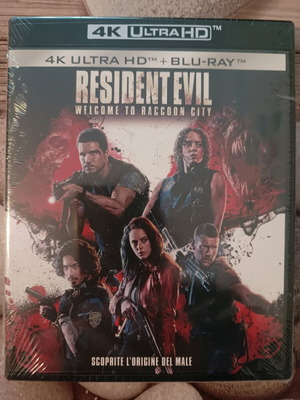Resident Evil Welcome to Raccoon City 4K Ultra HD Blu-Ray new
