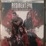 Resident Evil Welcome to Raccoon City 4K Ultra HD Blu-Ray new