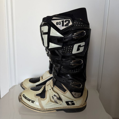 Gaerne SG-12 motocross adv boots used, size 45 EU