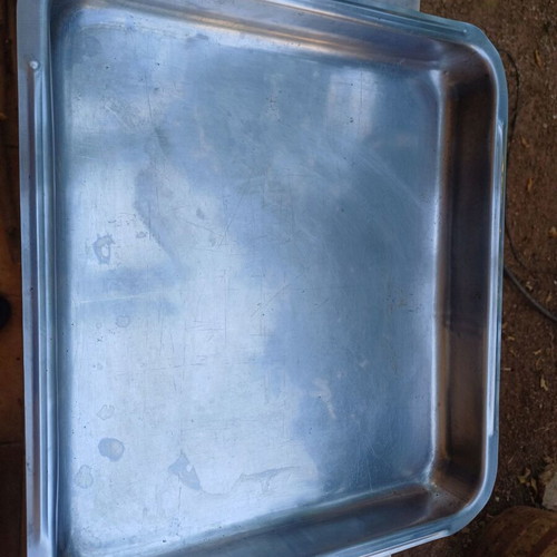 Baking tray 43×38×6 stainless steel used