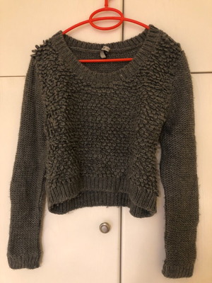 Gray wool sweater Stradivarius like new, size S