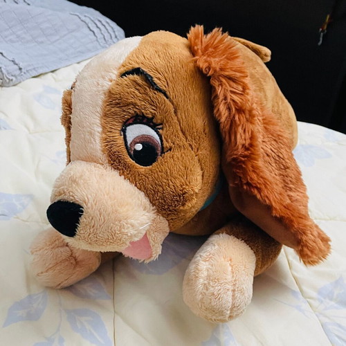 Lady and the Tramp plush dog like new, soft 42cm