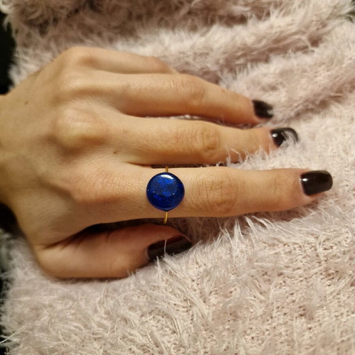 Ring with liquid glass new