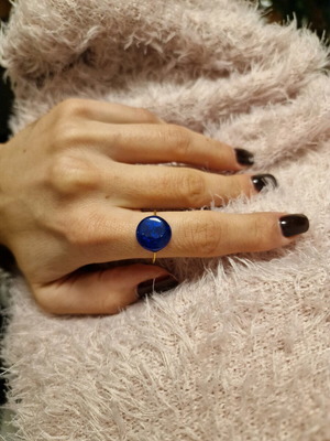 Ring with liquid glass new