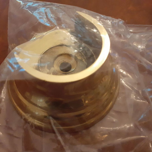 Zogometal rosette gold for 35mm curtain rod new