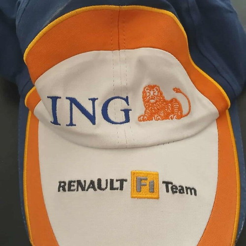 F1 Vintage Collectible Cap new, ING Renault Team blue