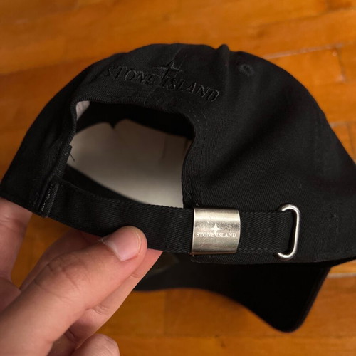 Stone Island cap new with black logo, unworn