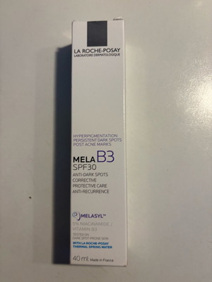 La Roche Posay Mela B3 SPF30 face cream new, anti-dark spots