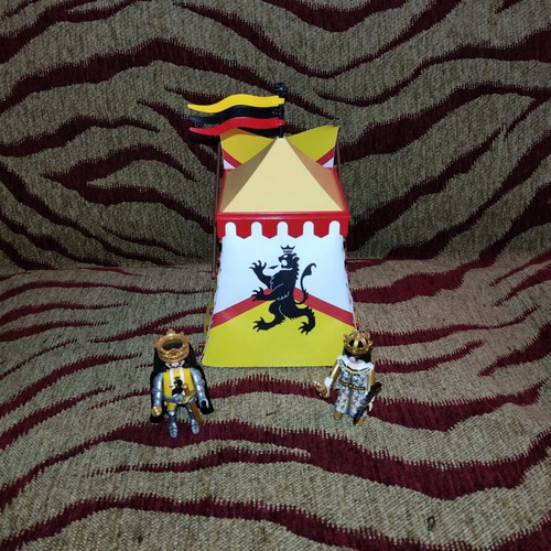 Playmobil royal lionheart knights tent custom new