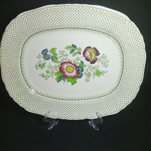 Mason’s Ironstone Paynsley Oval Serving Platter, 34x28 cm