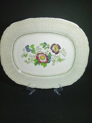 Mason’s Ironstone Paynsley Oval Serving Platter, 34x28 cm