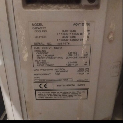Air conditioner used with unit