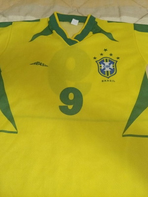 Φανέλα Εθνικής Βραζιλίας Mudial 2002 με το νούμερο 9 Ronaldo σαν καινούργια