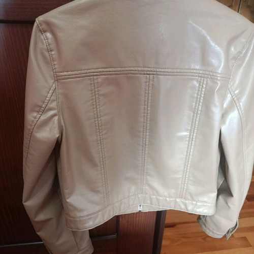 Lether Jacket Mexx new, beige, size XS