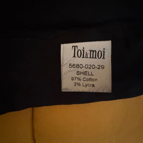 Black Toi&Moi dress cotton, like new, small mini