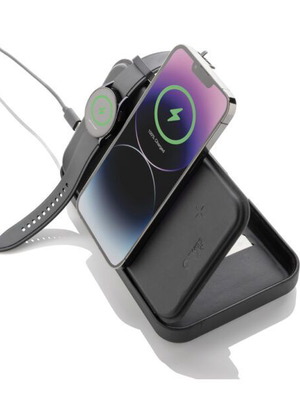 Swiss Peak Travel Case with 3-in-1 Wireless Charger New