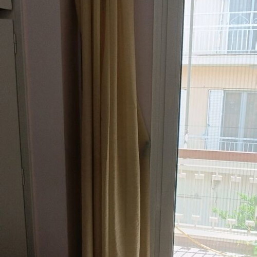 Curtain set used, 2 meters height with hooks for rail